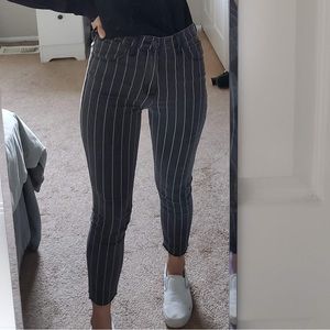 Abercrombie Striped Jeans